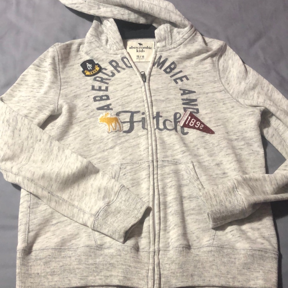 Abercrombie kids zip sweater
